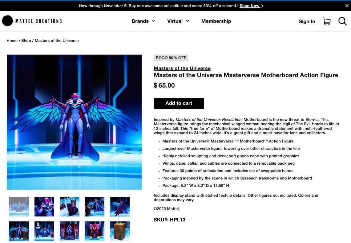Motherboard-Masterverse-MOTU-Mattel-Creations-BOGO-November-2023