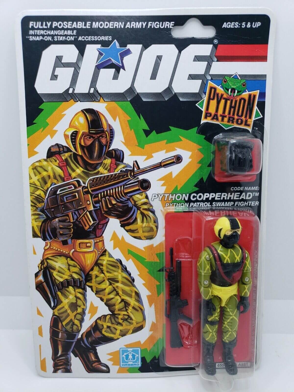 Python Patrol Copperhead Vintage Figure