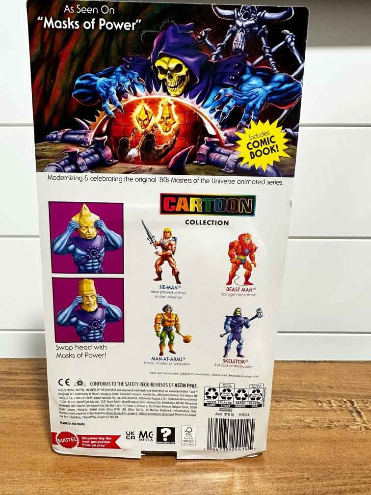 Skeletor-Cartoon-Collection-card-back-rear