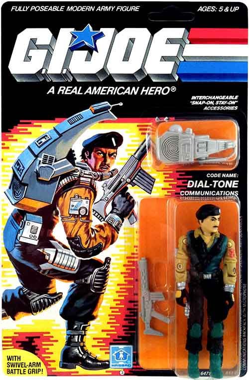 Dial-Tone-1986-Vintage-GI-Joe-Card-Front