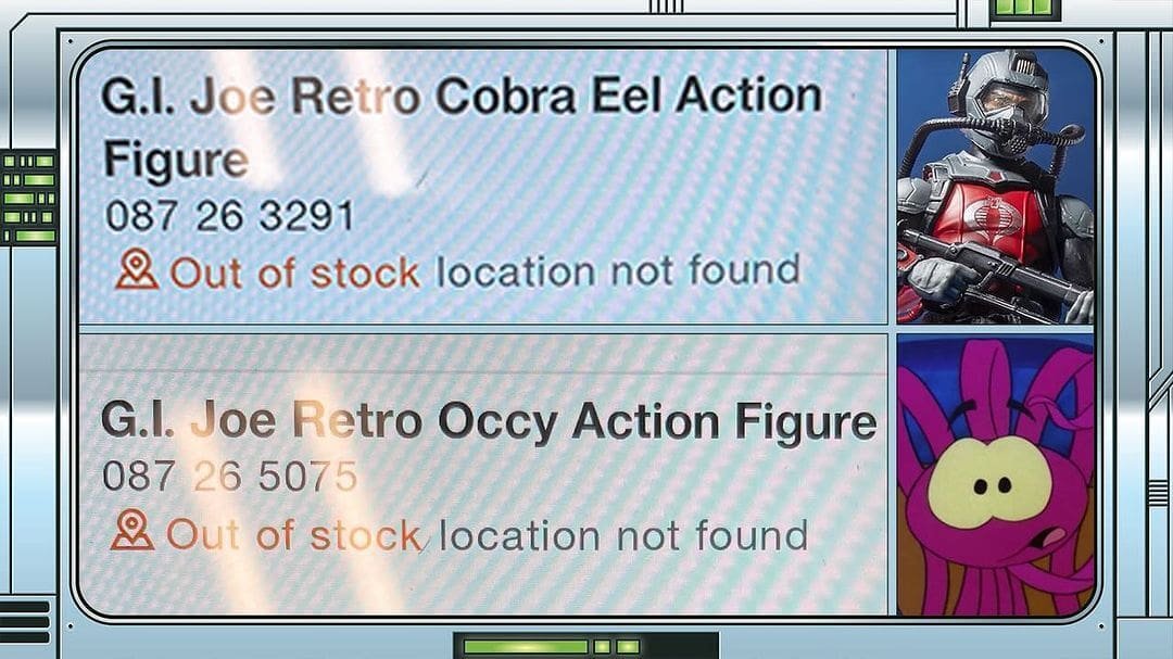 GI Joe Classified Retro Listings 1