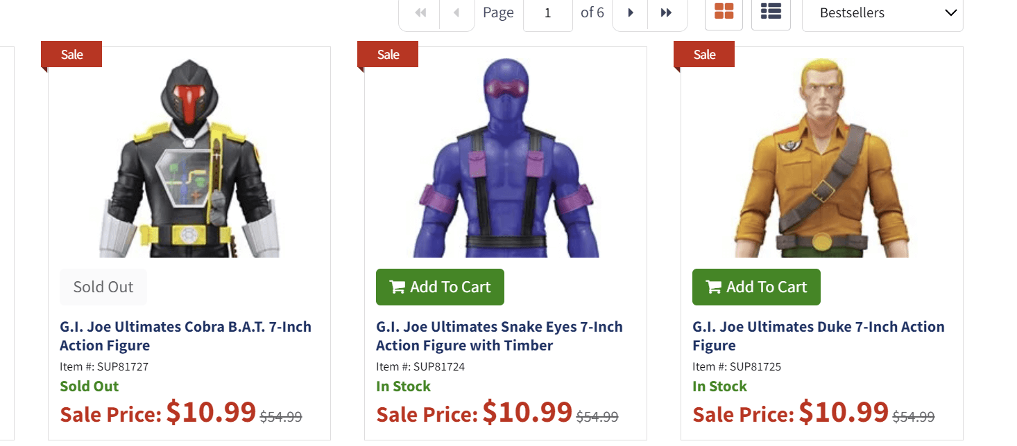 Green Monday GI Joe Ultimates