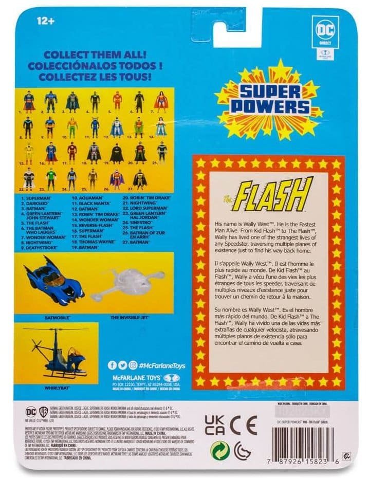 McFarlane DC Super Powers Wave 6 Gold Flash 6
