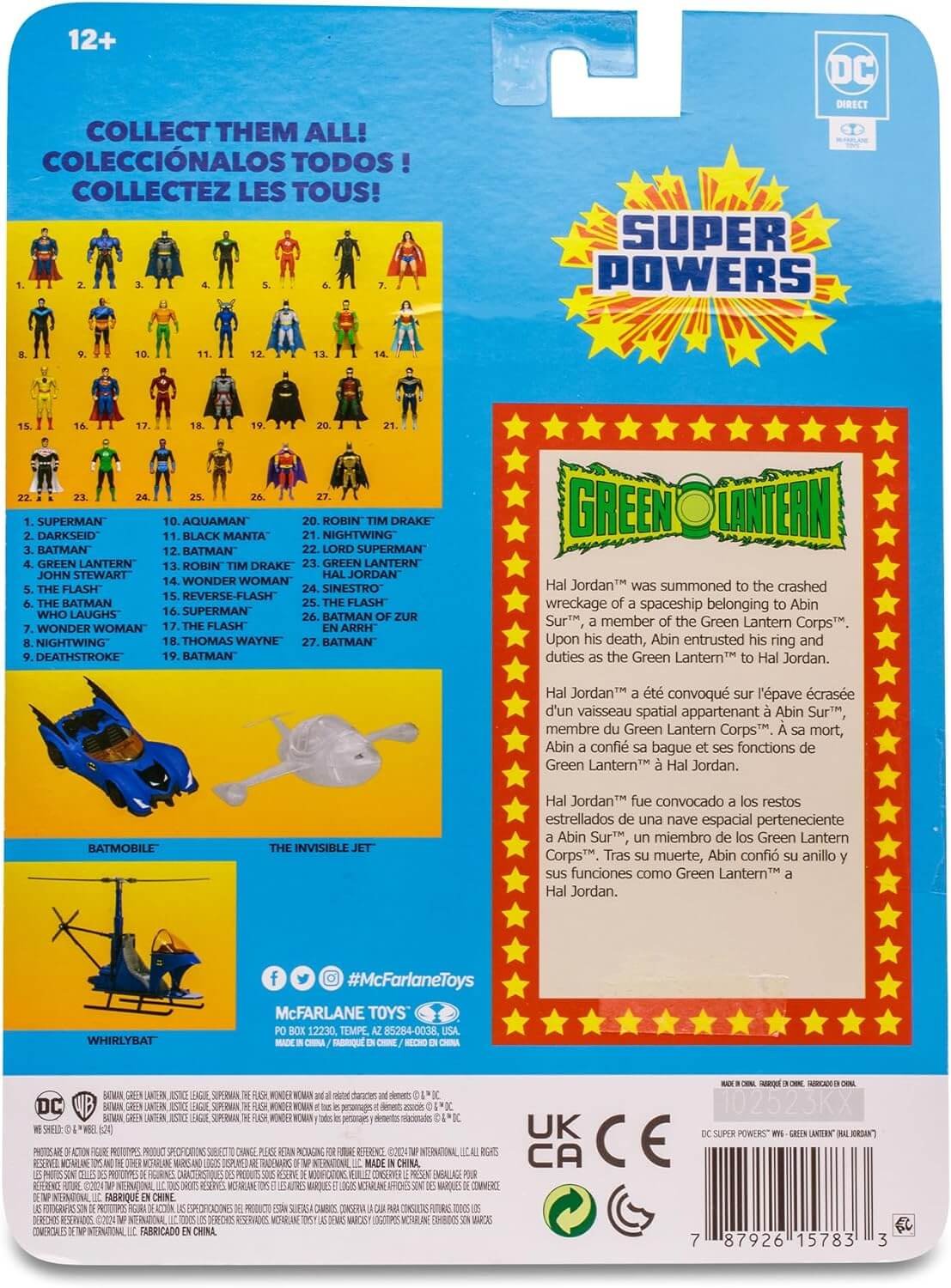 McFarlane DC Super Powers Wave 6 Hal Jordon Green Lantern 10