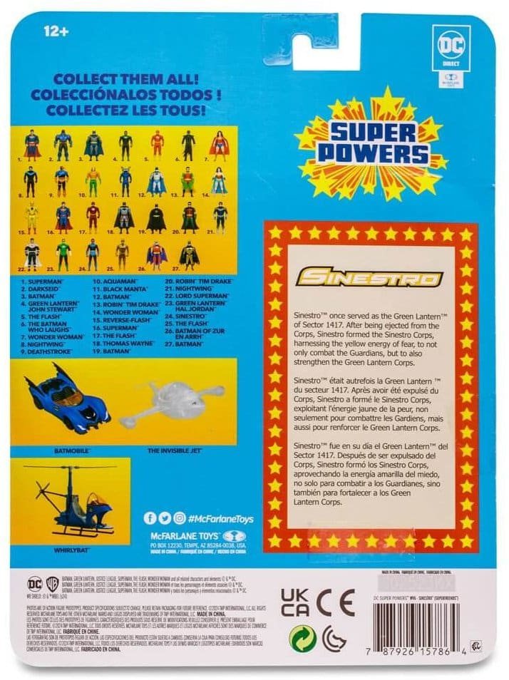 McFarlane DC Super Powers Wave 6 Sinestro 7