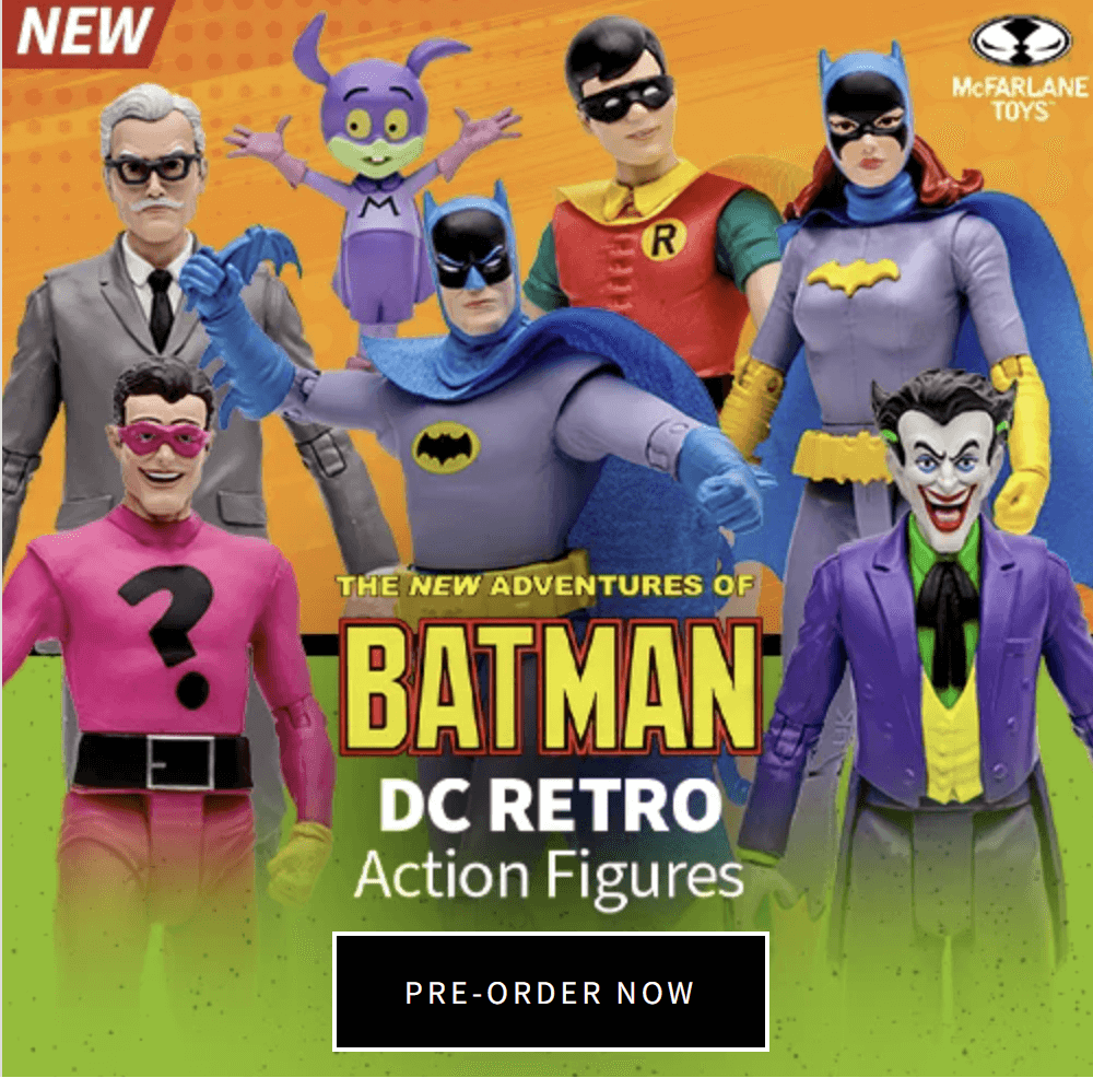 The New Adventures of Batman DC Retro Figures McFarlane