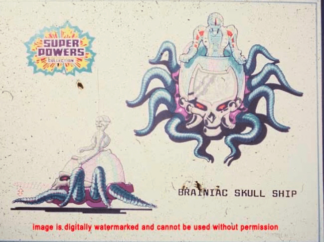 Brainiac Skull Ship concept sketch