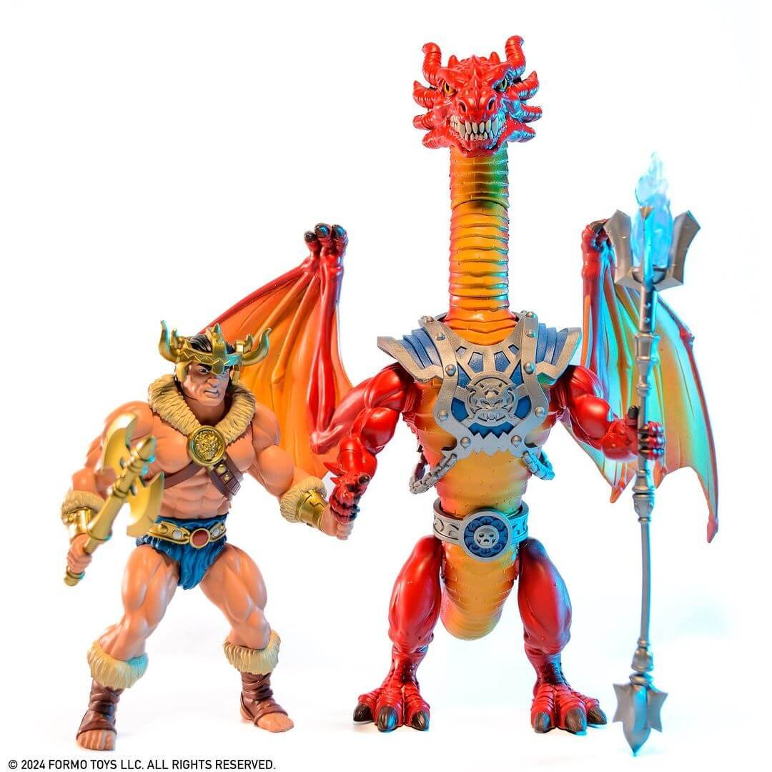 Formo Toys Legends of Dragonore Dragon Ignytor comparison to Barbaro 1