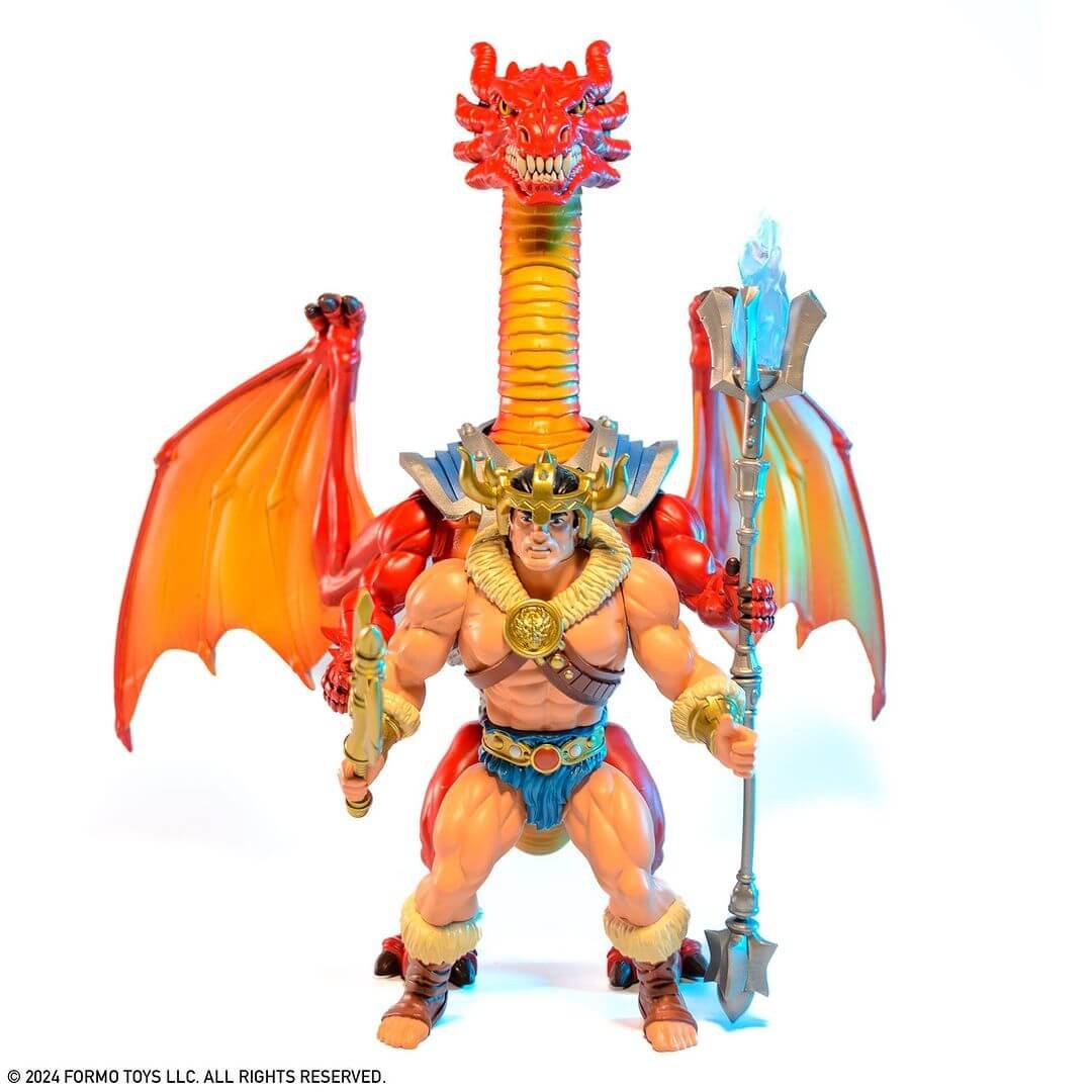 Formo Toys Legends of Dragonore Dragon Ignytor comparison to Barbaro 2