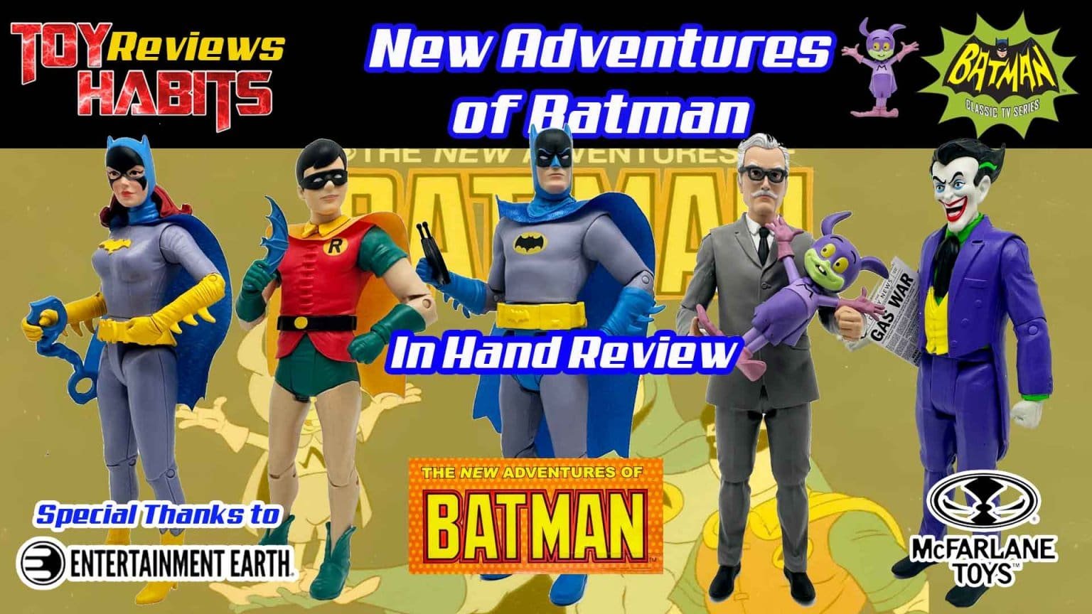 McFarlane DC Retro New Adventures of Batman In Hand Review