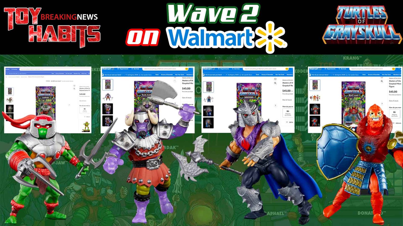 Turtles-of-Grayskull-MOTU-TMNT-Crossover-Wave-2-on-Walmart
