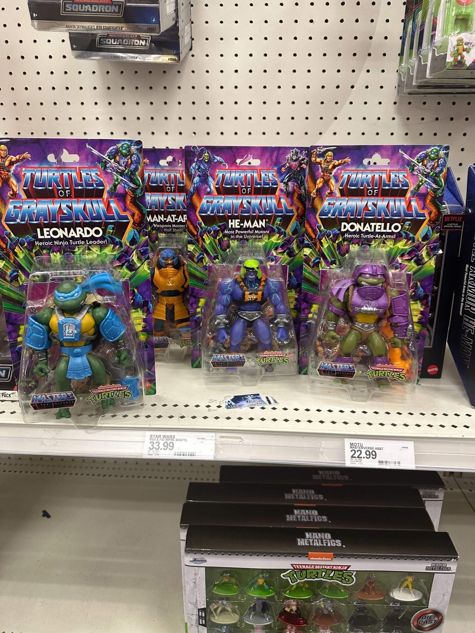 Turtles of Grayskull on Target shelves 1