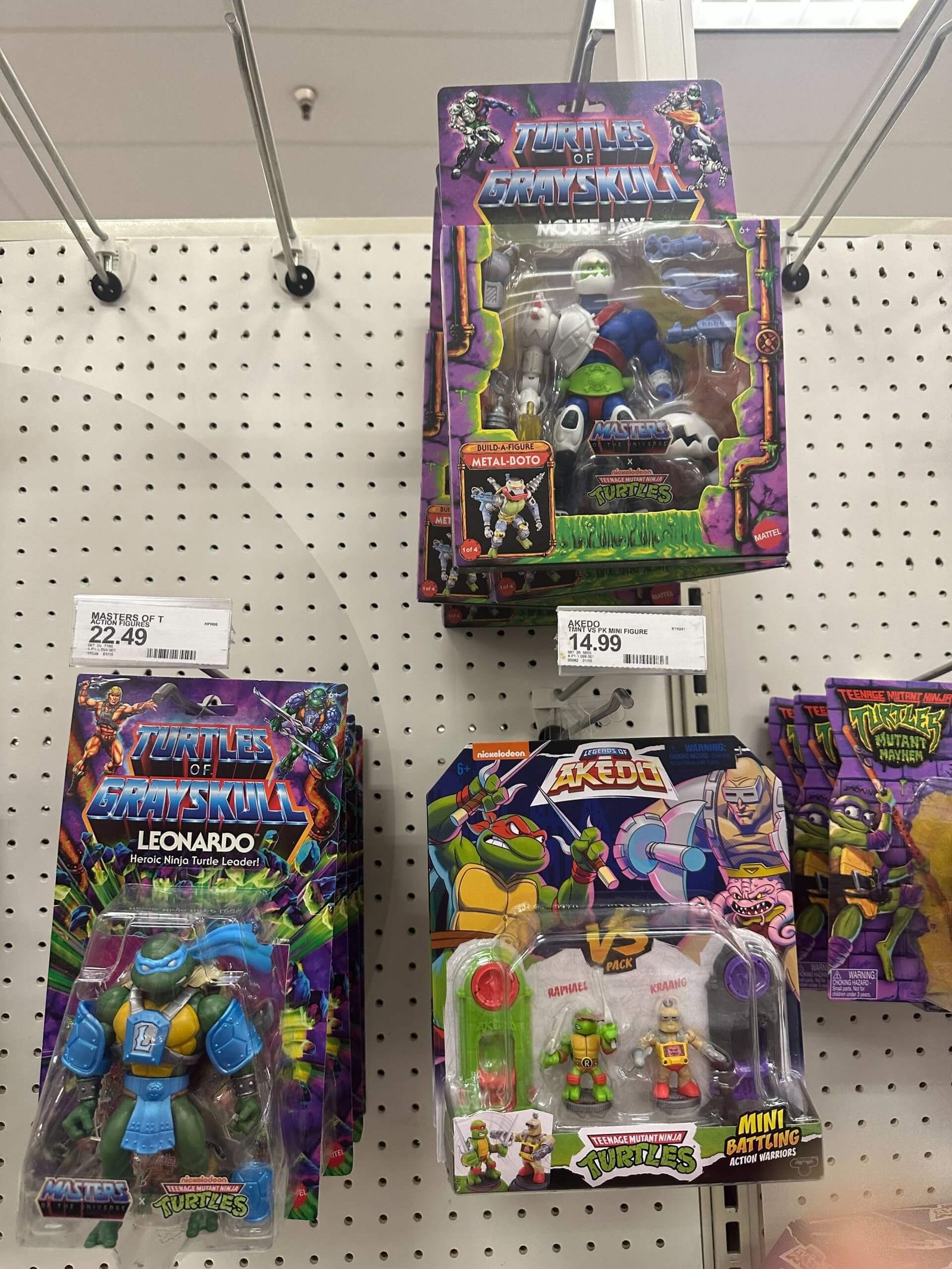 Turtles of Grayskull on Target shelves 2