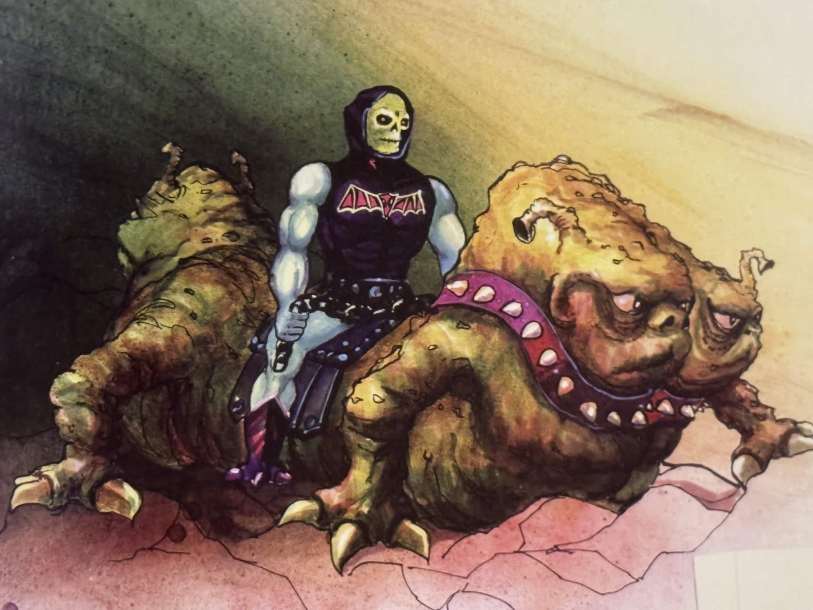 Battle Armor Skeletor early sketches