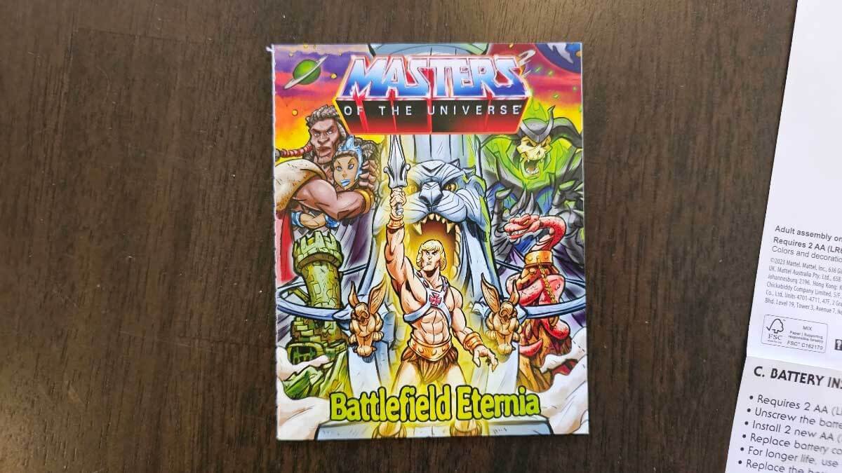 Eternia-Playset-MOTU-Origins-Mattel-Creations-Mini-Comic-Front