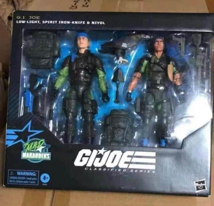 GI Joe Classified Mad Mauraders Low Light Spirit in hand