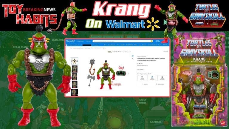 Krang Turtles of Grayskull Deluxe Exclusive Walmart Figure Listing