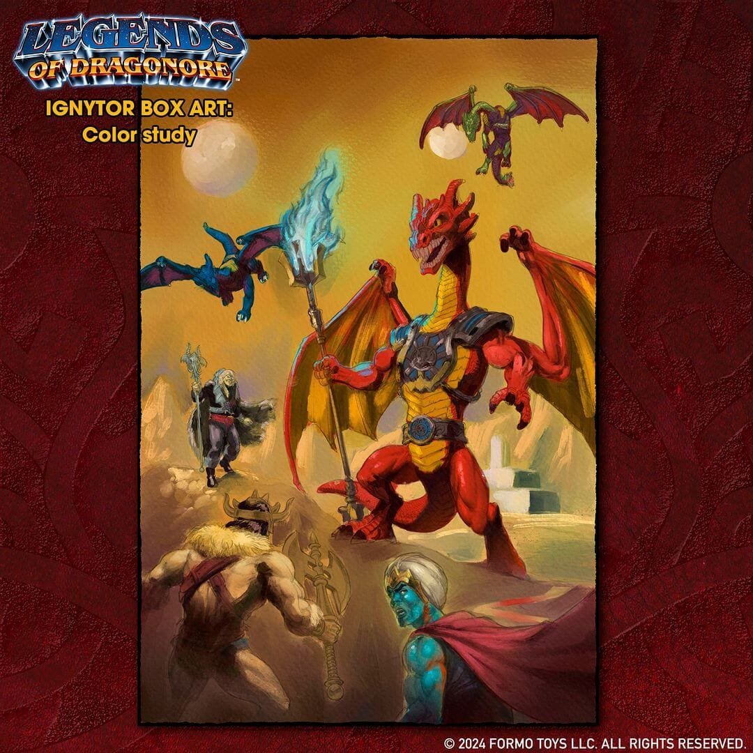 Legends of Dragonore Official Box Art Ignytor 1