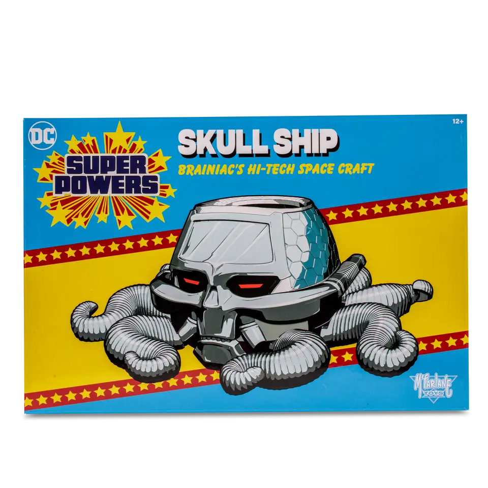 McFarlane DC Super Powers Brainiac Skull ship 1
