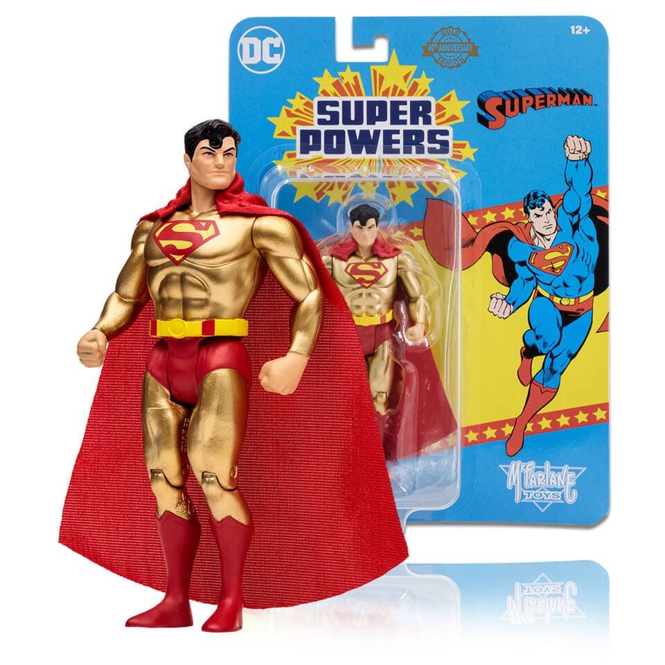 McFarlane DC Super Powers Superman Gold Edition 1