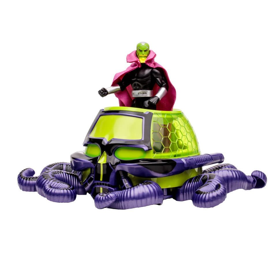 McFarlane DC Super Powers Wave 7 Brainiac with Skull Ship Panic in the Sky GOLD LABEL Figure with Vehicle 4