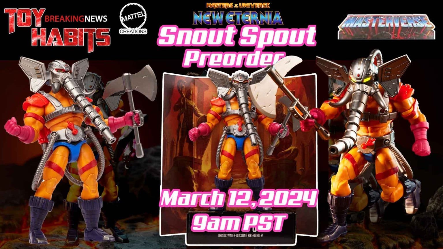 New Eternia Snout Spout Masterverse Mattel Creations Preorder