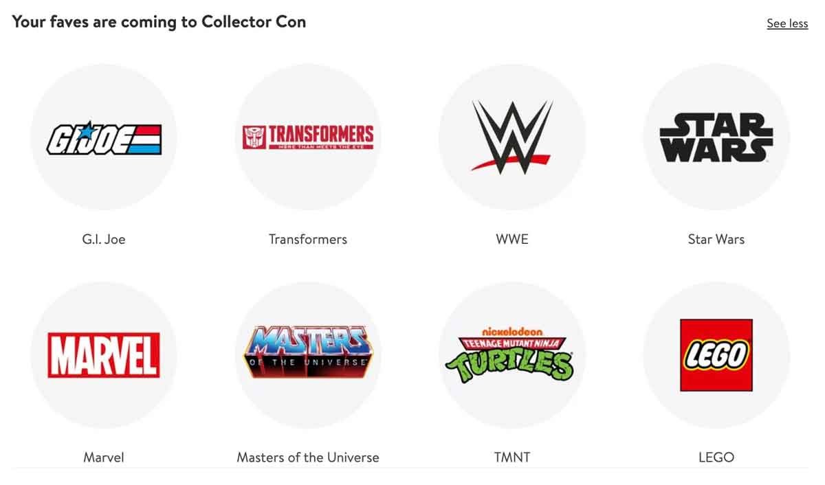 Walmart-Collector-Con-March-2024-Toy-Brands
