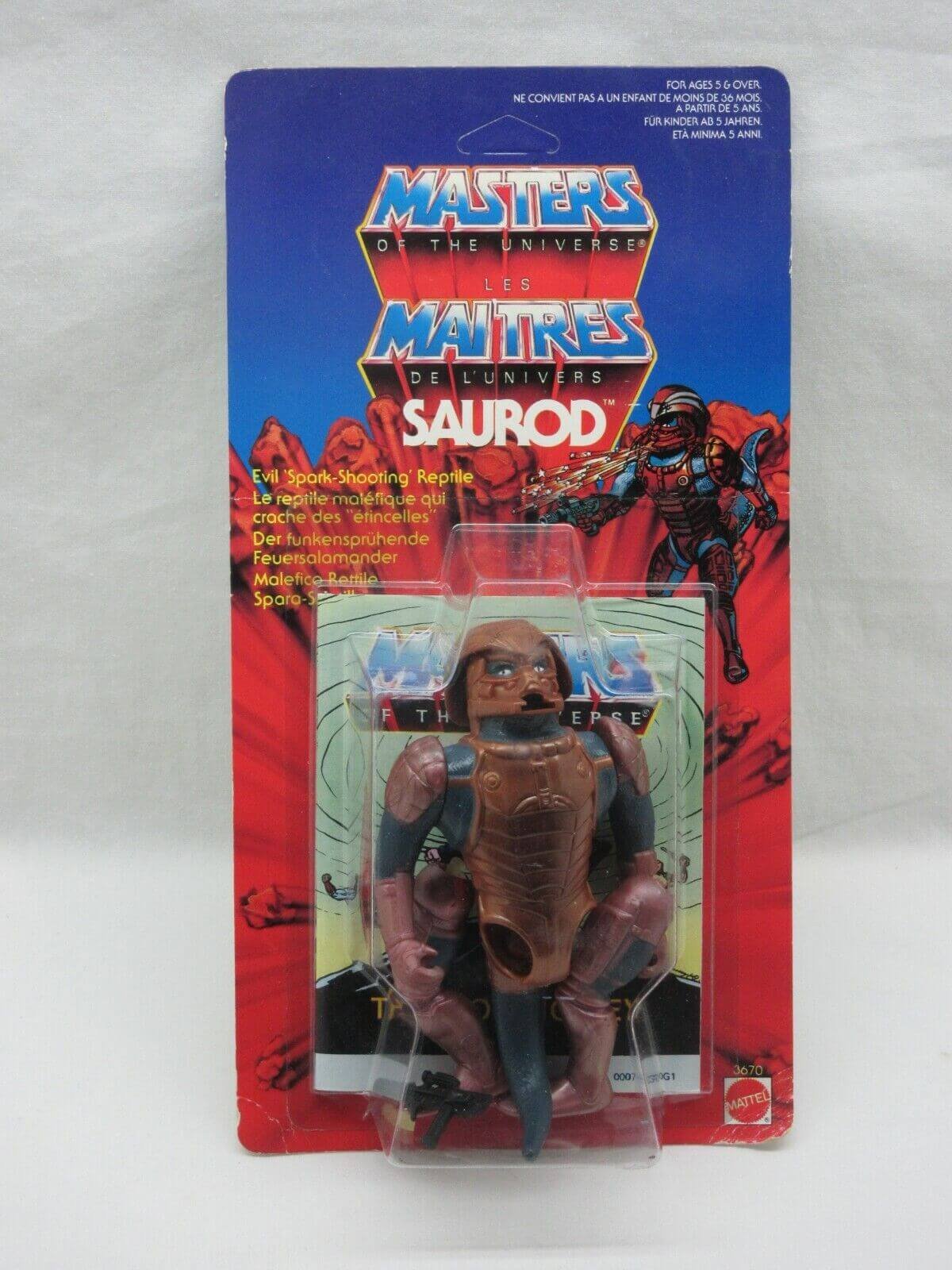 Saurod MOTU Vintage carded