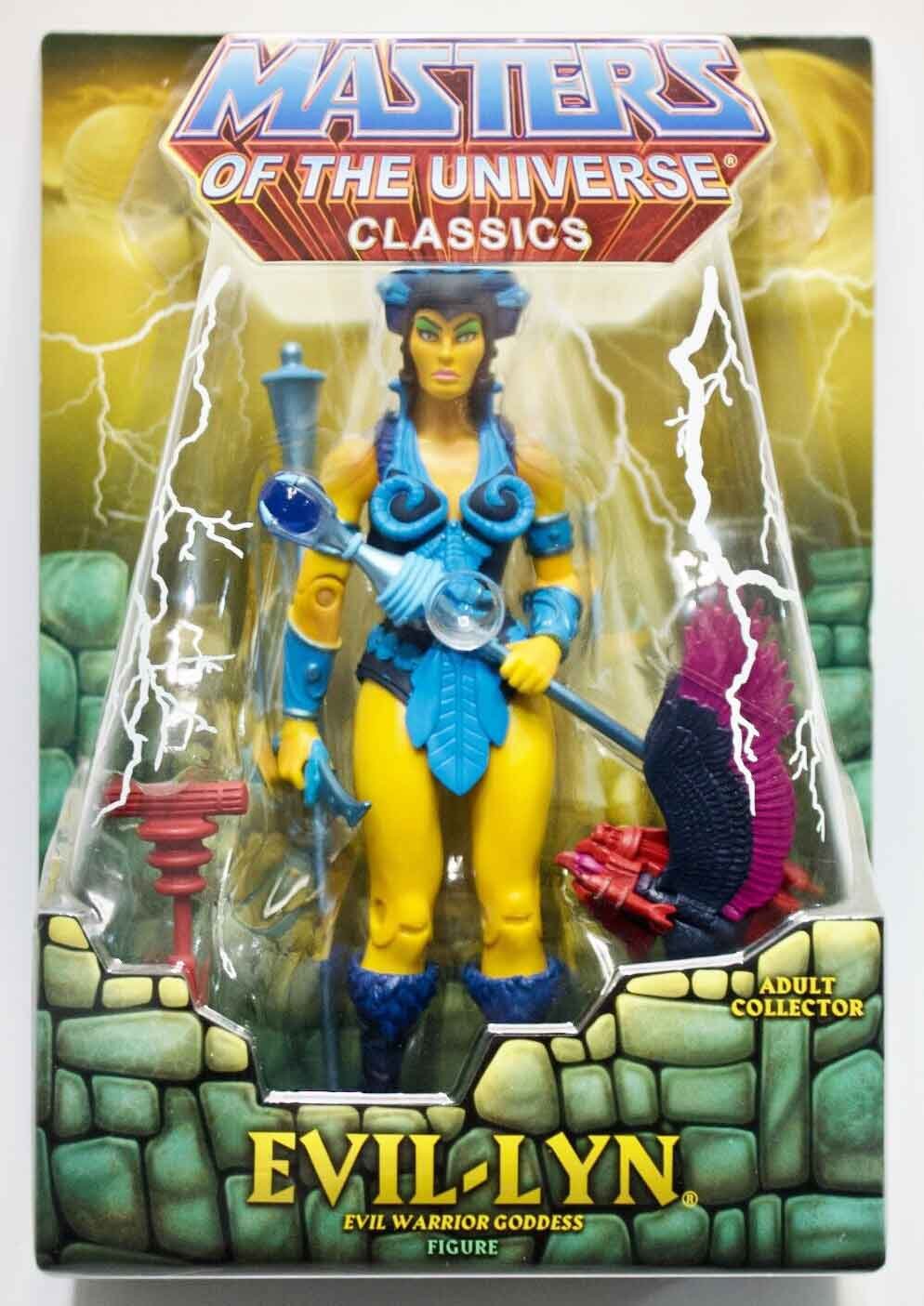 Masters Of The Universe Classics Evil Lyn 2.0 Motuc Filmation - Figura 6" Con Teste Intercambiabili