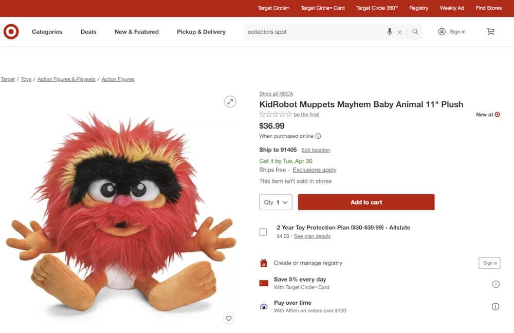 KidRobot-Muppets-Mayhem-Baby-Animal-target-lisiting