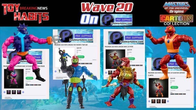 MOTU Origins & Cartoon Collection Wave 20 Paulmart Preorder