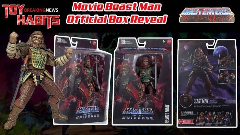 Beast Man Masterverse 1987 MOTU Movie Official Box Reveal