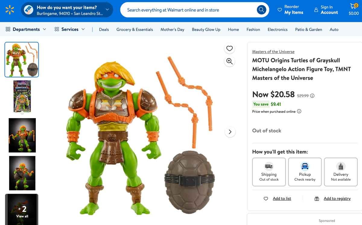 Michaelangelo-Turtles-of-Grayskull-Wave-3-Walmart-Listing