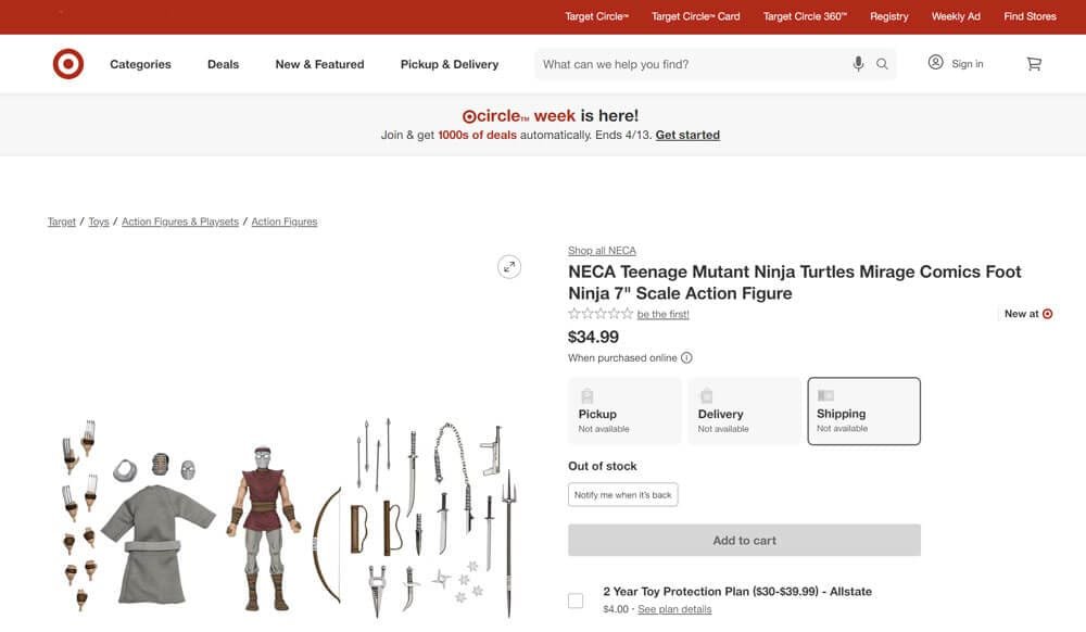 NECA-Teenage-Mutant-Ninja-Turtles-Mirage-Comics-Foot-Ninja-Target-Listing