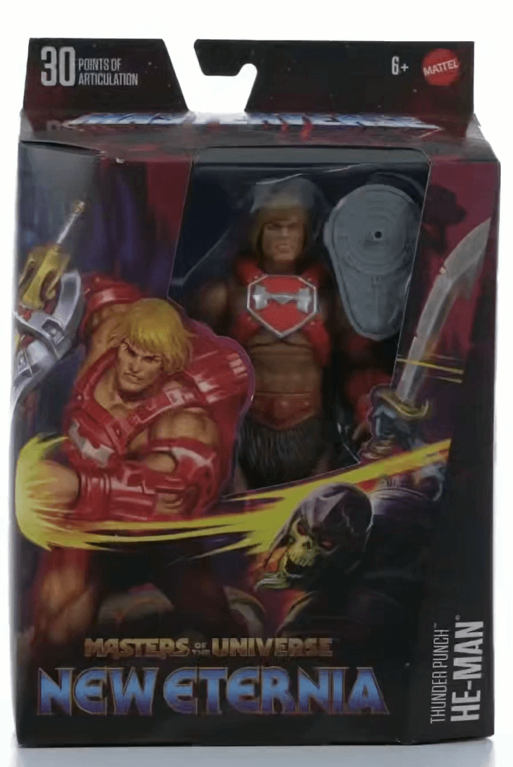 New Eternia Thunder Punch He-Man Masterverse box front