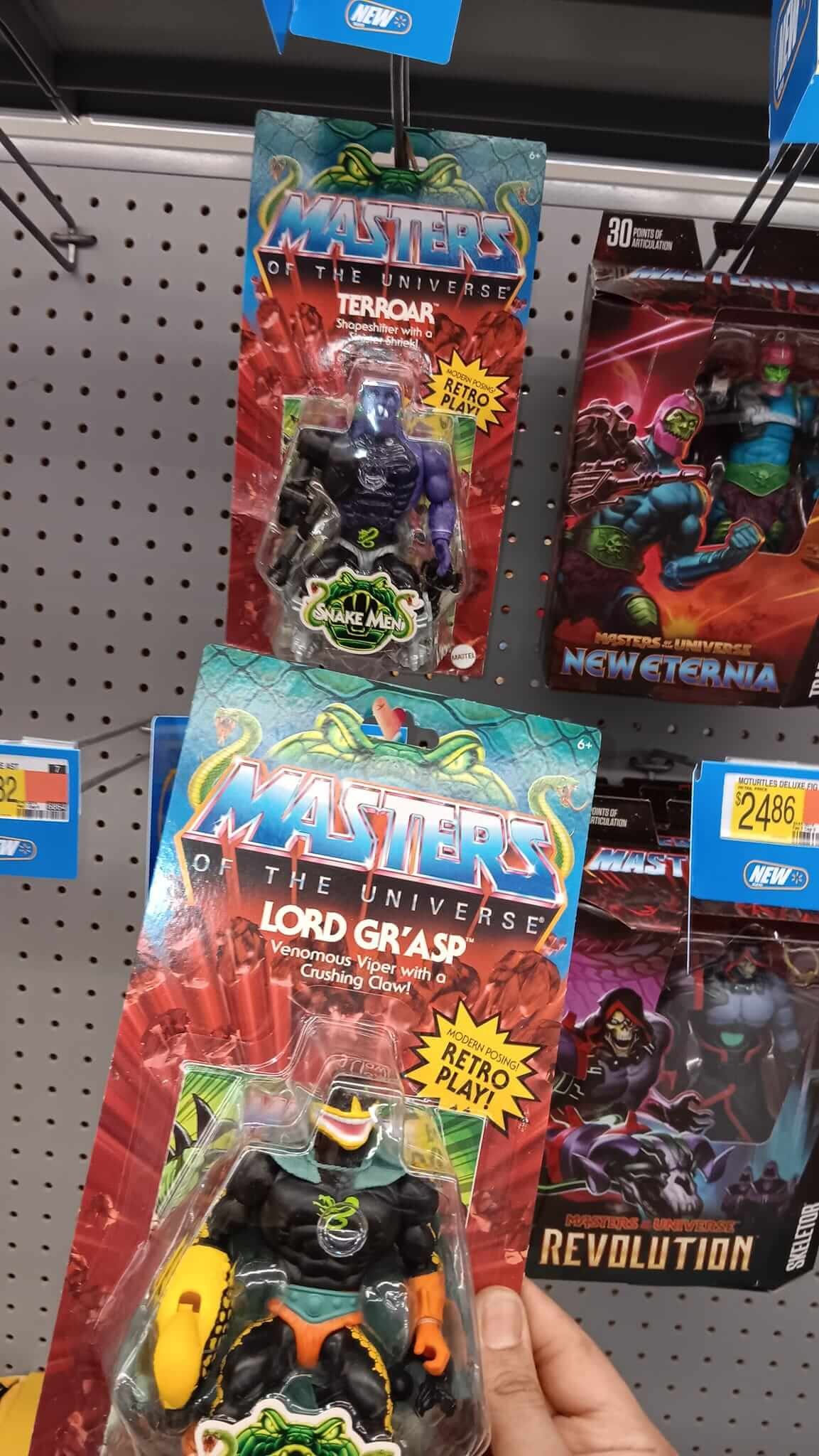 Terroar and Lord Grasp MOTU Origins Walmart Exclusives 1