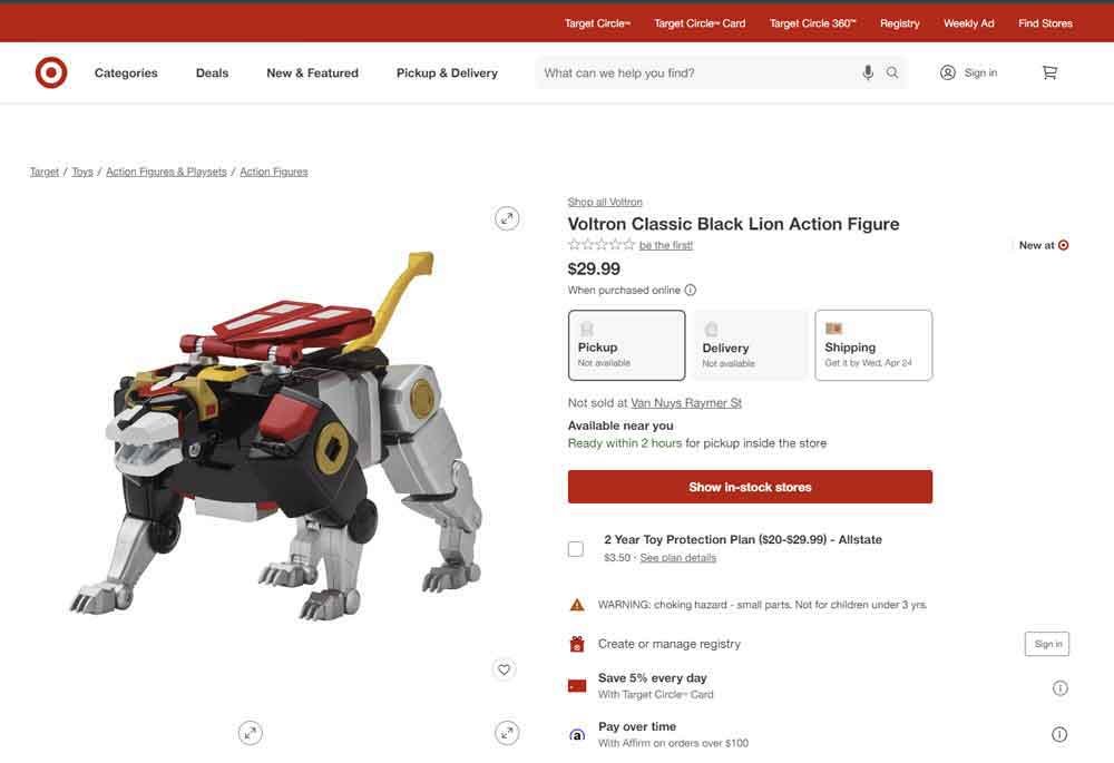Voltron-Classic-Target-Exclusive-Black-Lion-listing-1
