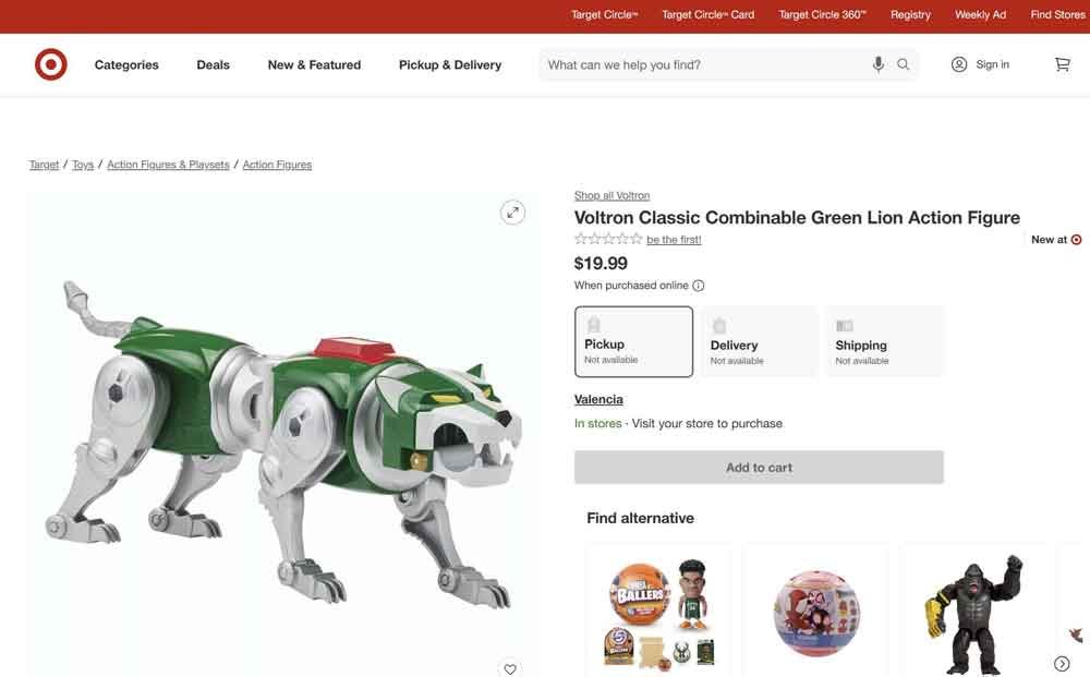 Voltron-Classic-Target-Exclusive-green-Lion-listing-1
