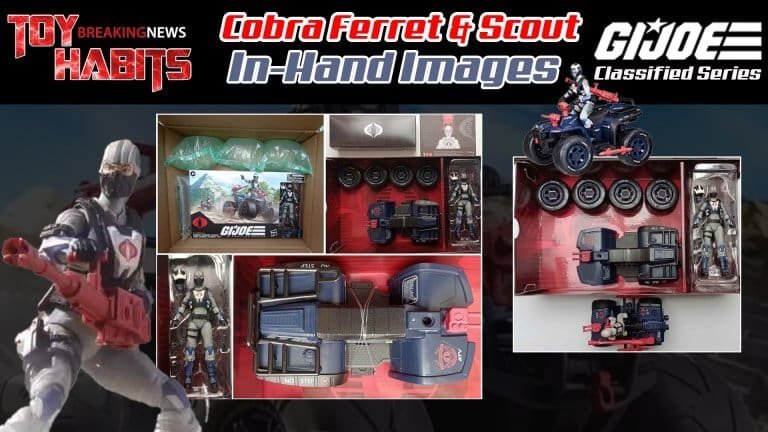 Cobra Ferret and Scout GI Joe Classified Series In-Hand Images