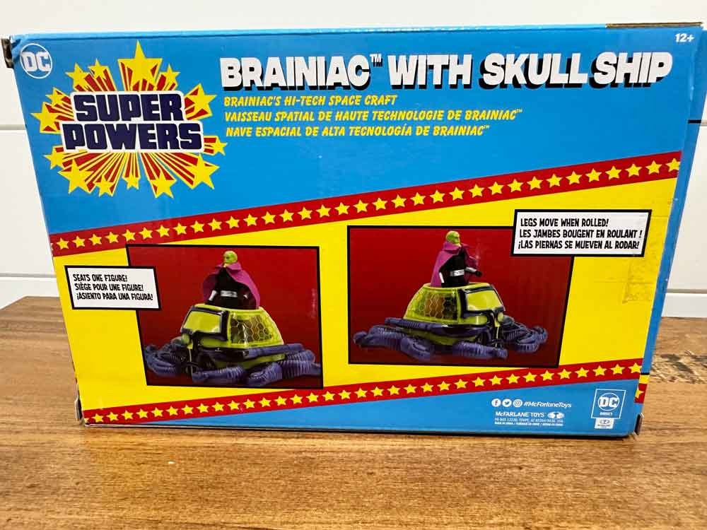 McFarlane-Super-Powers-Wave-7-Brainiac-Skull-Ship-Gold-Label-figure-2
