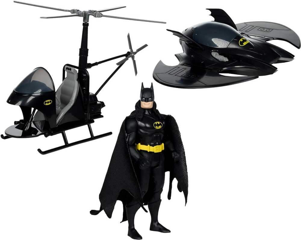 McFarlane-Toys---DC-Super-Powers-Batman-with-Batwing-and-Whirlybat,-3pk,-Gold-Label,-Amazon-Exclusive-1