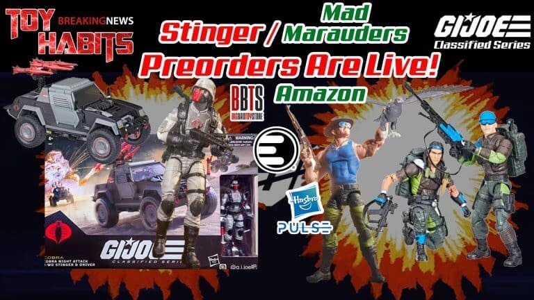 Cobra Stinger & Mad Marauders GI Joe Classified Series Preorders
