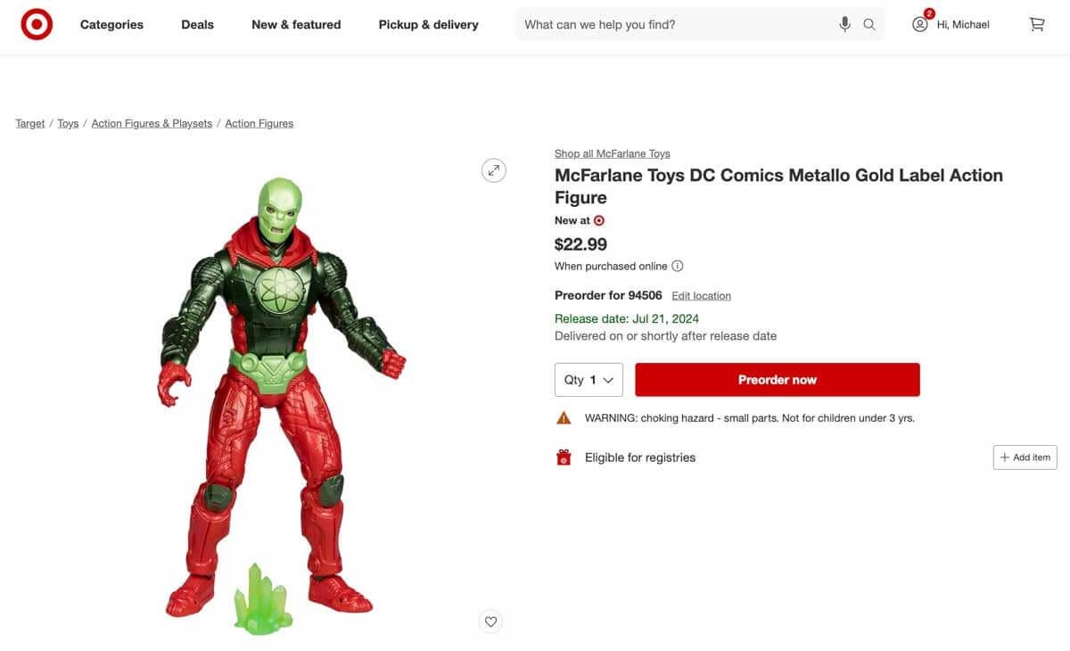 McFarlane-Toys-DC-Comics-Metallo-Gold-Label-Action-Figure-