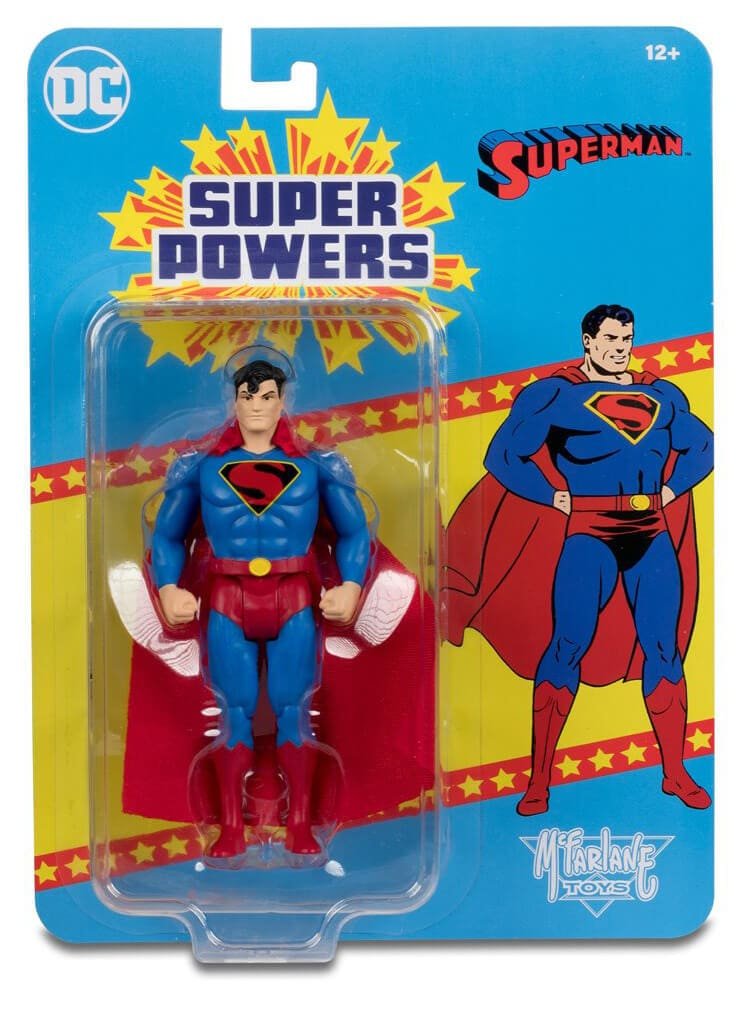 McFarlane Wave 8 Super Powers Superman (Fleischer) Package front