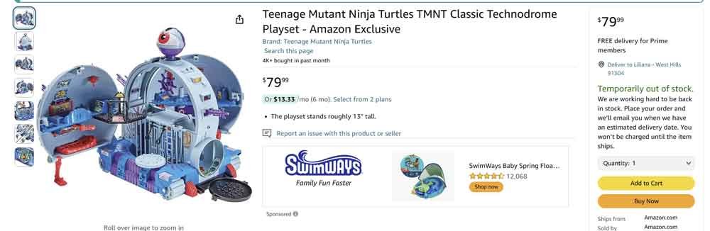 Technodrome-Classic-TMNT-Playmates--Amazon-Listing-with-Photos