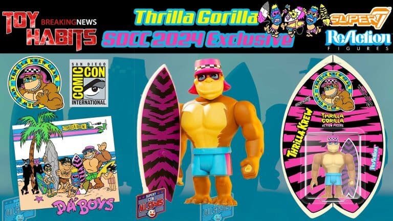 Thrilla Krew Thrilla Gorilla Super7 ReAction SDCC 2024 Exclusive