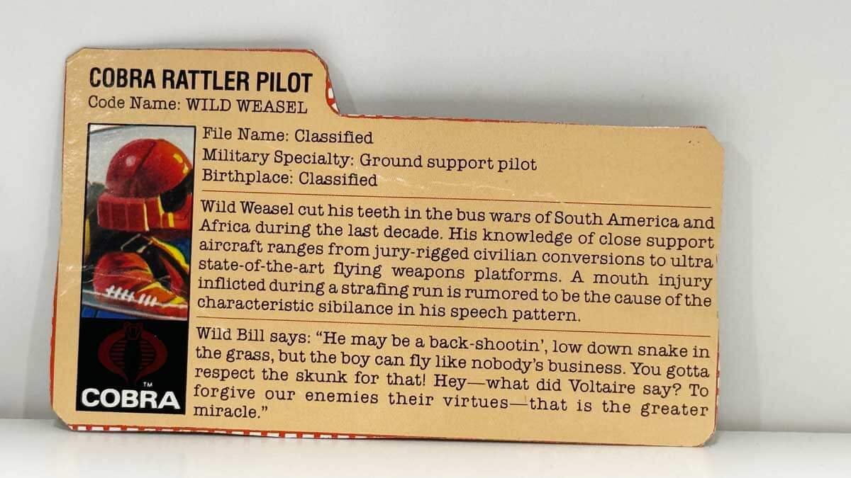 Wild-Weasel-Cobra-Rattle-Vintage-GI-Joe-1984-File-Card
