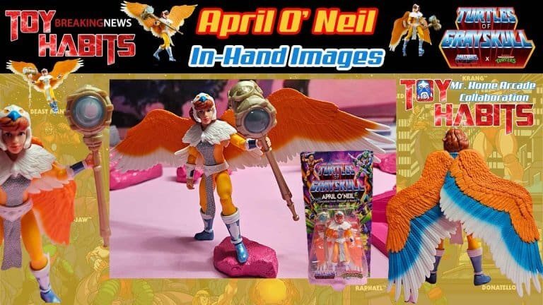 April O’Neil Turtles of Grayskull Wave 4 In-Hand Images