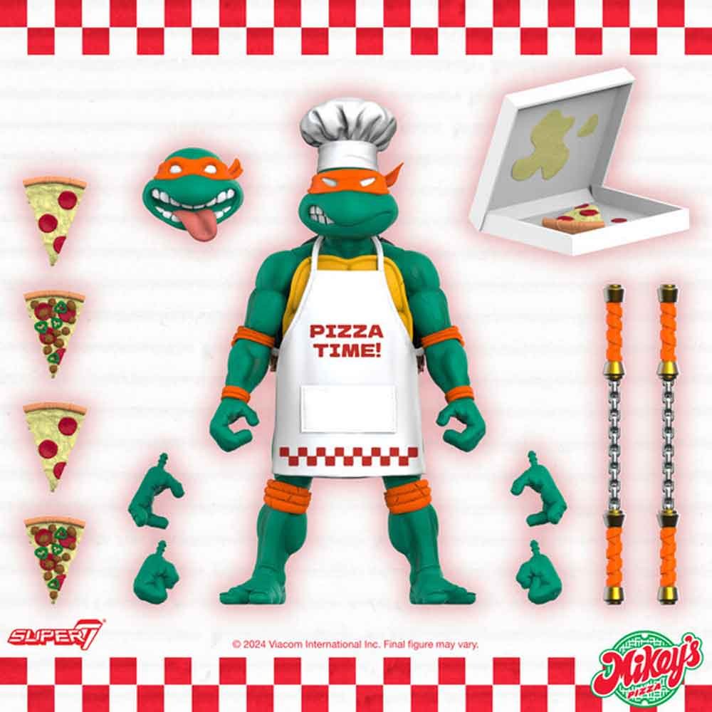 Mikey's Pizza TMNT Super7 SDCC 2024 Exclusives