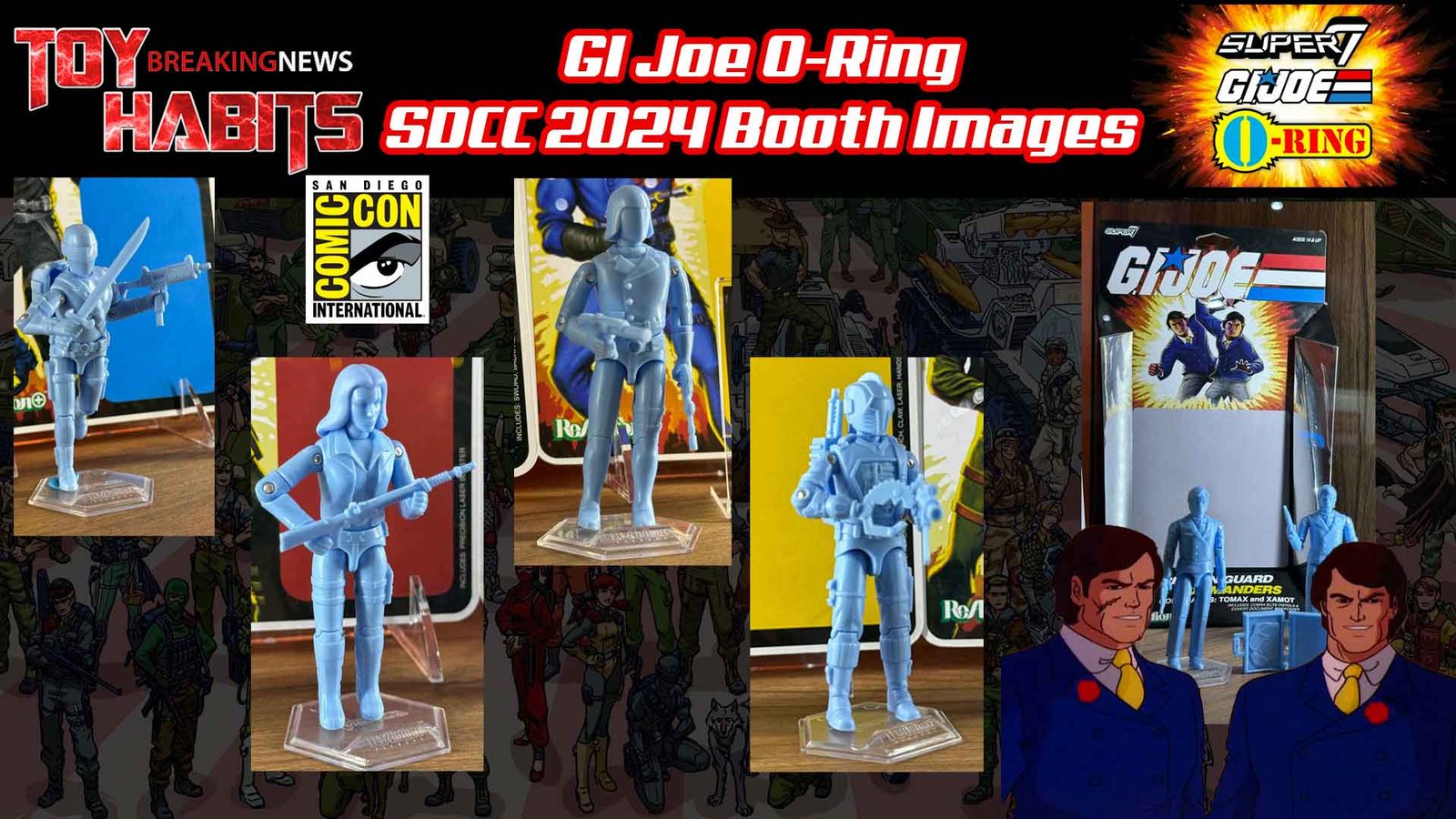GI Joe Super7 ReAction O-Ring SDCC 2024 Booth Images
